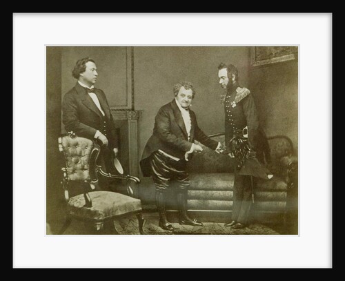 Scene from Aleksandr Griboyedovs play Woe from Wit, Maly Theatre, Moscow, Russia, 1850 by Unknown