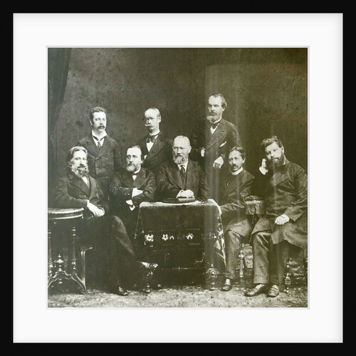 Russian playwrights, 1870s by Unknown