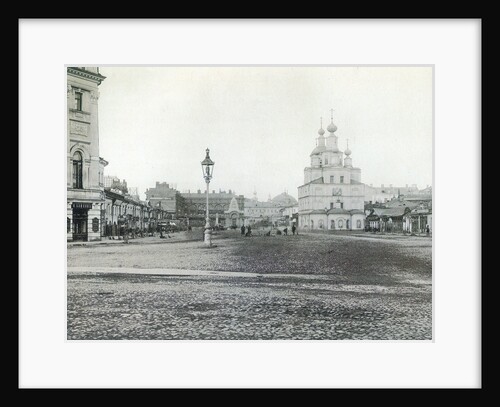 Okhotny Ryad (Hunting Row), Moscow, Russia 1880s by Unknown
