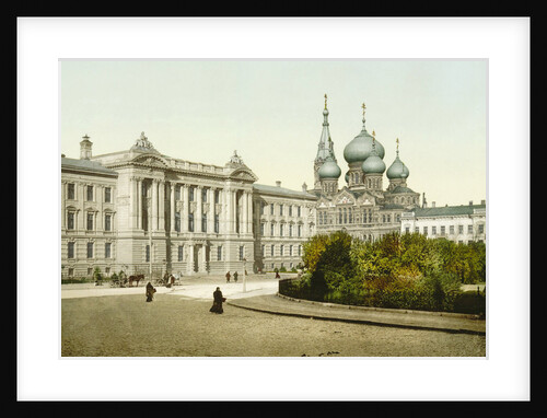 Palace of Justice and Church of St Panteleimon Monastery, Odessa, Russia, c1880s-c1890s by Unknown