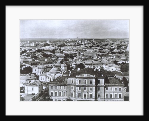 View of Moscow from the Ivan the Great Bell Tower, Russia, 1884 by Unknown