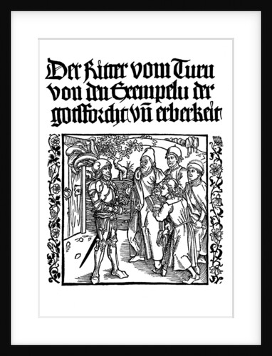 Title page of The Book of the Knight of the Tower, c1495(?) by Albrecht Dürer