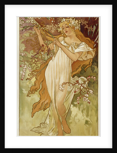 Spring by Alphonse Mucha