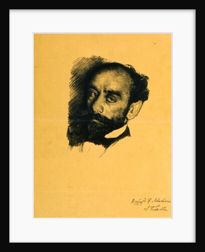 Portrait of the artist Isaak Levitan, 1899. by Leon Bakst
