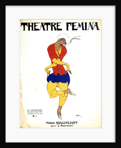 Poster for Igor Stravinsky's ballet The Rite of Spring by Leon Bakst