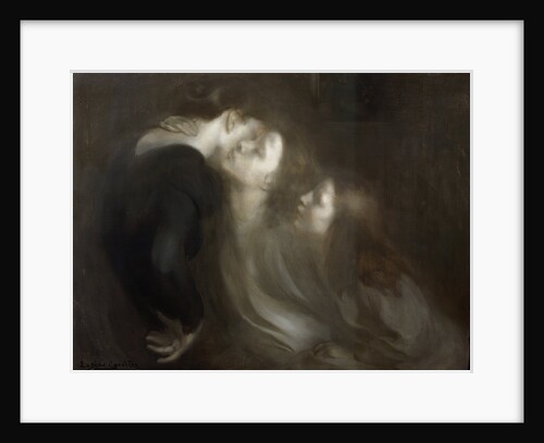 The Motherly Kiss, late 1890s. by Eugene Carriere