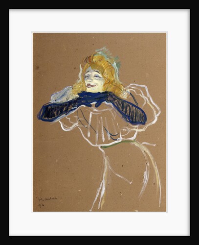 The Singer Yvette Guilbert by Henri de Toulouse-Lautrec