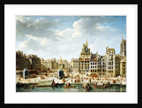 The Place de Grève in Paris, 1746. by Nicolas Raguenet