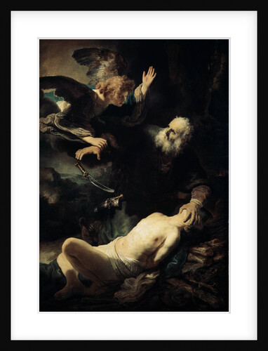 Abraham Sacrificing Isaac, 1635. by Rembrandt Harmensz van Rijn