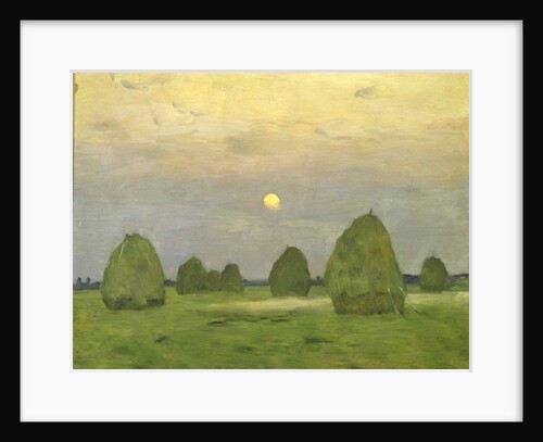 Twilight, The Haystacks by Isaak Levitan