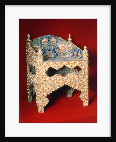 Throne of the Tsar Boris Godunov, early 17th century by Iranian Master