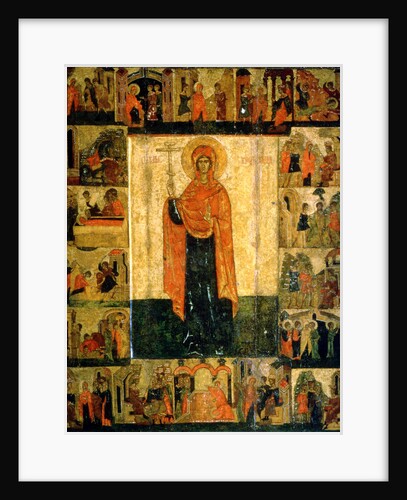 Saint Paraskeva Pyatnitsa with Scenes from Her Life, 15th century by Unknown