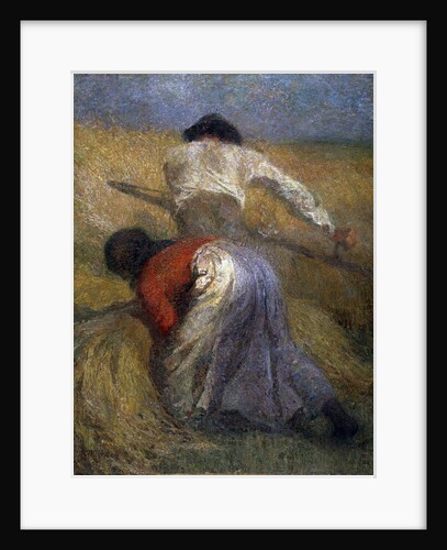 The Harvest, 19th century. by Adolphe Monticelli