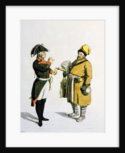Sbiten vendor, 1799. by Christian Gottfried Heinrich Geissler