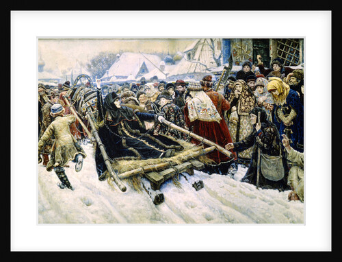 Boyarynya Morozova, 1887. by Vasily Surikov