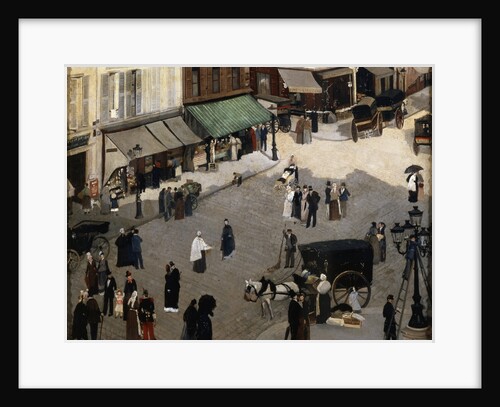 The Place Pigalle in Paris, 1880s. by Pierre Carrier-Belleuse