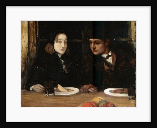 The Farewell Supper, (Toilers of the Sea), 1897. by Charles Cottet
