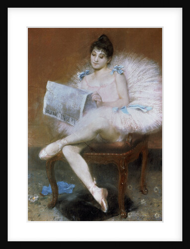 Sitting Ballet Dancer, 1890. by Pierre Carrier-Belleuse