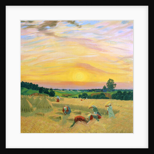 The Harvest, 1914. by Boris Mikhajlovich Kustodiev
