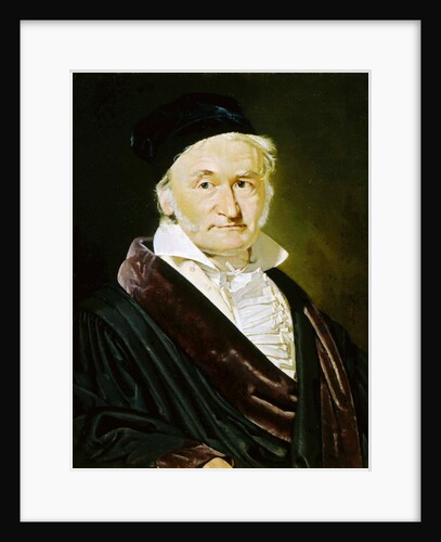 Karl Friedrich Gauss, German mathematician, astronomer and physicist, 1840 by Christian Albrecht Jensen