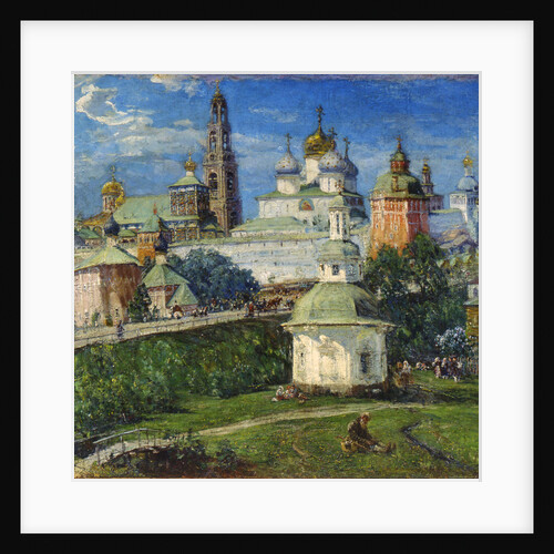 The Trinity Lavra of St Sergius in Sergiyev Posad, 1910s. by Michail Boskin