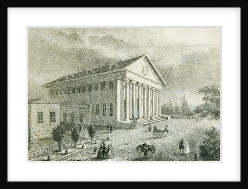 The Summer Theatre in Petrovsky Park, Moscow, Russia, 1840s by Unknown