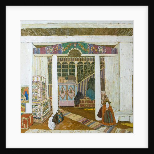 Stage design for the play The Storm, by Alexander Ostrovsky, 1916. by Aleksandr Golovin