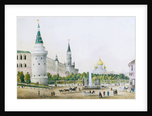 The Kremlin Garden, Moscow, Russia, c1830s-c1840s. by Anonymous