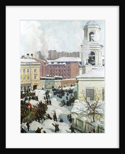 February 27th, 1917, 1917. by Boris Mikhajlovich Kustodiev