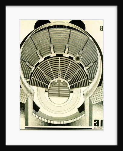 Design for the Palace of the Soviets in Moscow, USSR, c1931-c1933. by Alexander Karra