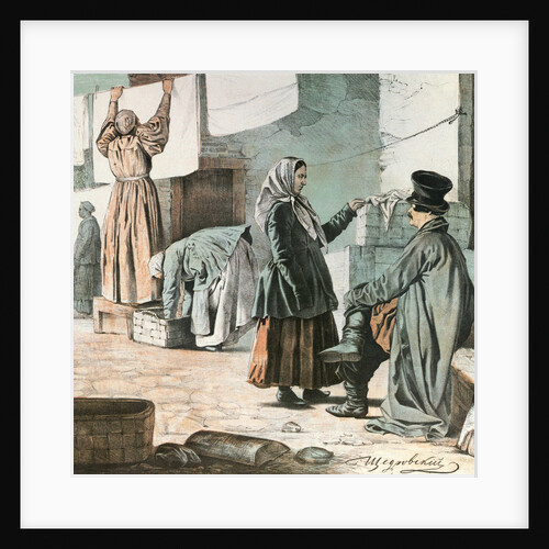 Laundresses, 1846. by Ignati Shchedrovsky