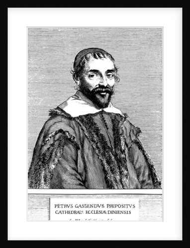 Pierre Gassendi, French philosopher, scientist, astronomer, and mathematician, 17th century. by Claude Mellan