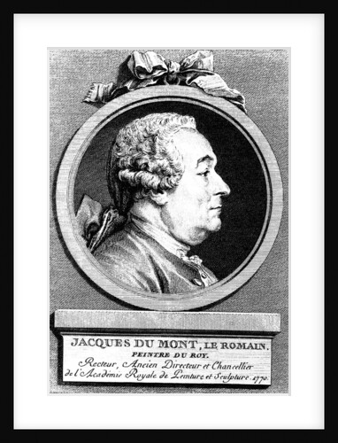 Jacques Dumont, French artist, 1770. by Augustin de Saint-Aubin