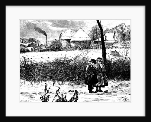 Winter, 1860s. by John William North