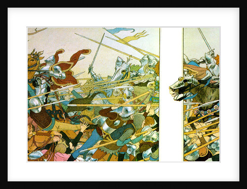 Illustration from the book La Vie de Jeanne dArc, 1896 by Louis Maurice Boutet de Monvel