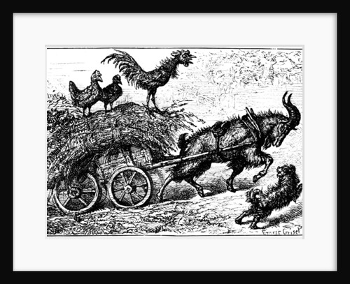 Illustration from the childrens book Little Bo-Peep, c1880. by Ernest Henry Griset