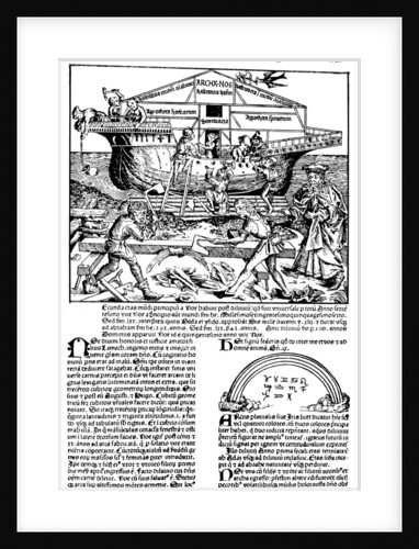 Page from the book The Nuremberg Chronicle, by Hartmann Schedel, 1493. by Michael Wolgemut
