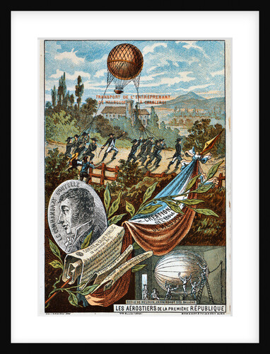 Transport of the balloon Entreprenant from Mauberge to Charleroi, 1794 (1890s). by Anonymous
