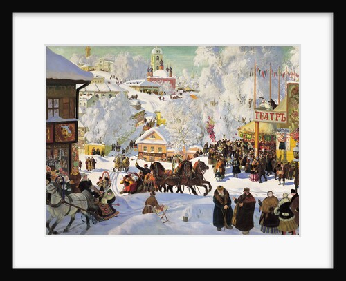 Shrovetide, 1919. by Boris Mikhajlovich Kustodiev