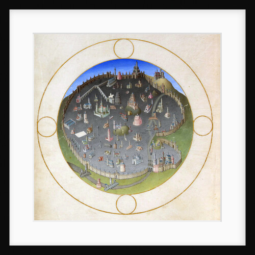 A plan of Rome by Hermann Limbourg