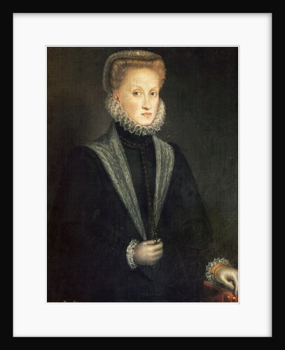 Anna of Austria, Queen consort of Philip II of Spain and Portugal, 1573. by Sofonisba Anguissola