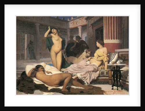 Greek Interior (sketch), 1848. by Jean-Leon Gerome