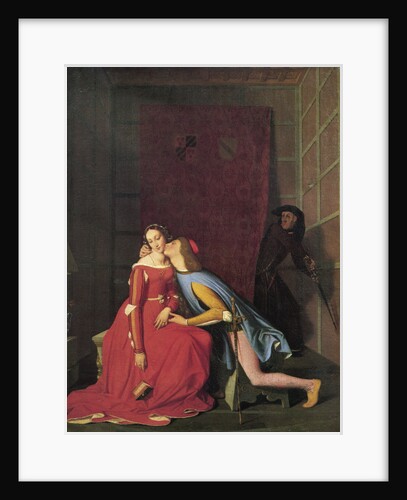 Paolo and Francesca, 1819. by Jean-Auguste-Dominique Ingres