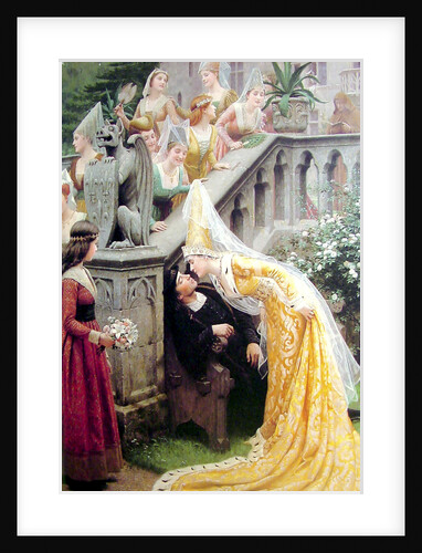 Alain Chartier, 1903. by Edmund Blair Leighton