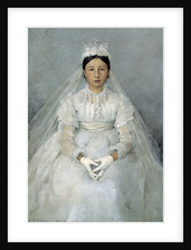 The Communicant, 1875. by Jules Bastien-Lepage