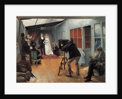 Wedding at the Photographers, 1878-1879. by Pascal Adolphe Jean Dagnan-Bouveret