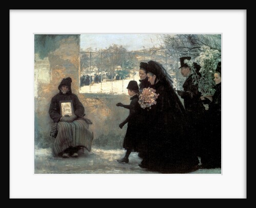 All Saints Day, 1888. by Emile Friant