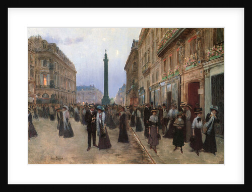 Rue de la Paix, Paris, 1907. by Jean Beraud