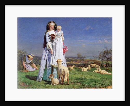 The Pretty Baa-Lambs, 1859. by Ford Madox Brown