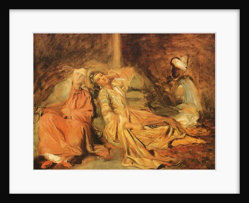 Interior of a Harem, 1856. by Théodore Chassériau